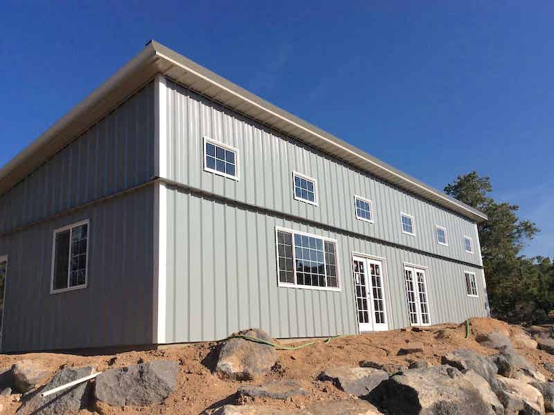 CSC single-slope steel building