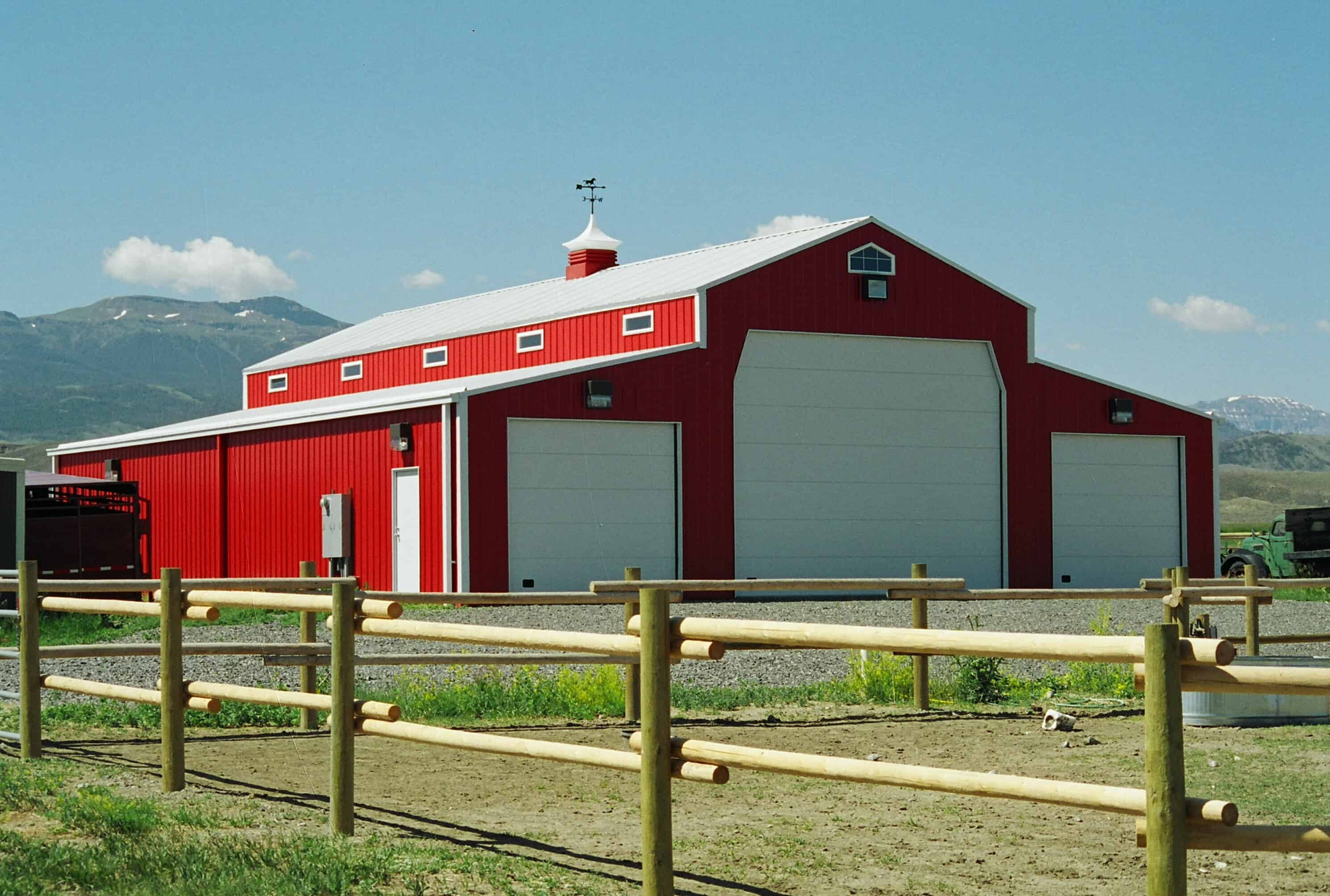 CSC American barn steel building exterior