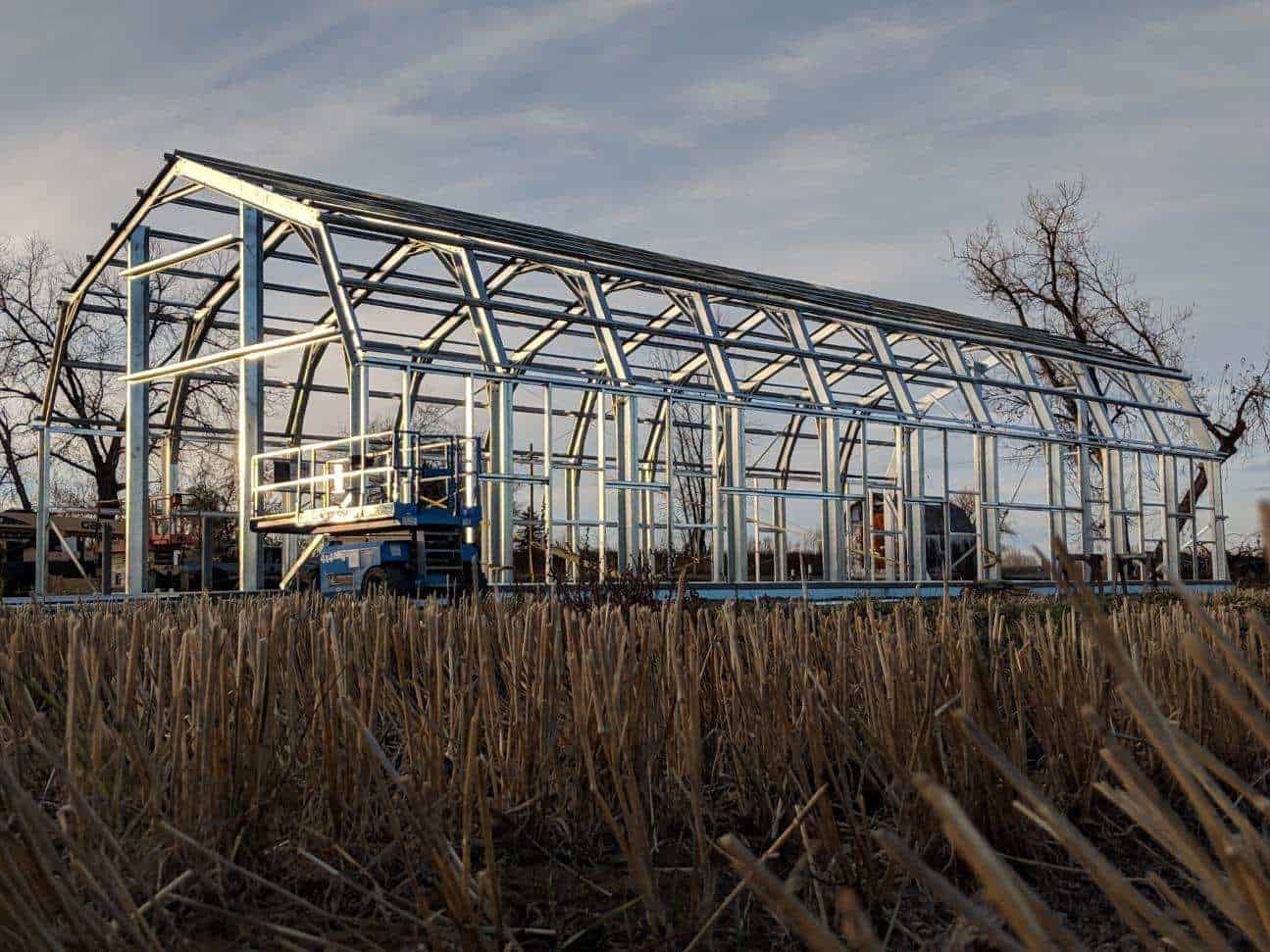 Completed CSC steel building project